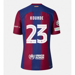 Barcelona Jules Kounde #23 Hemmatröja 2023-24 Kortärmad